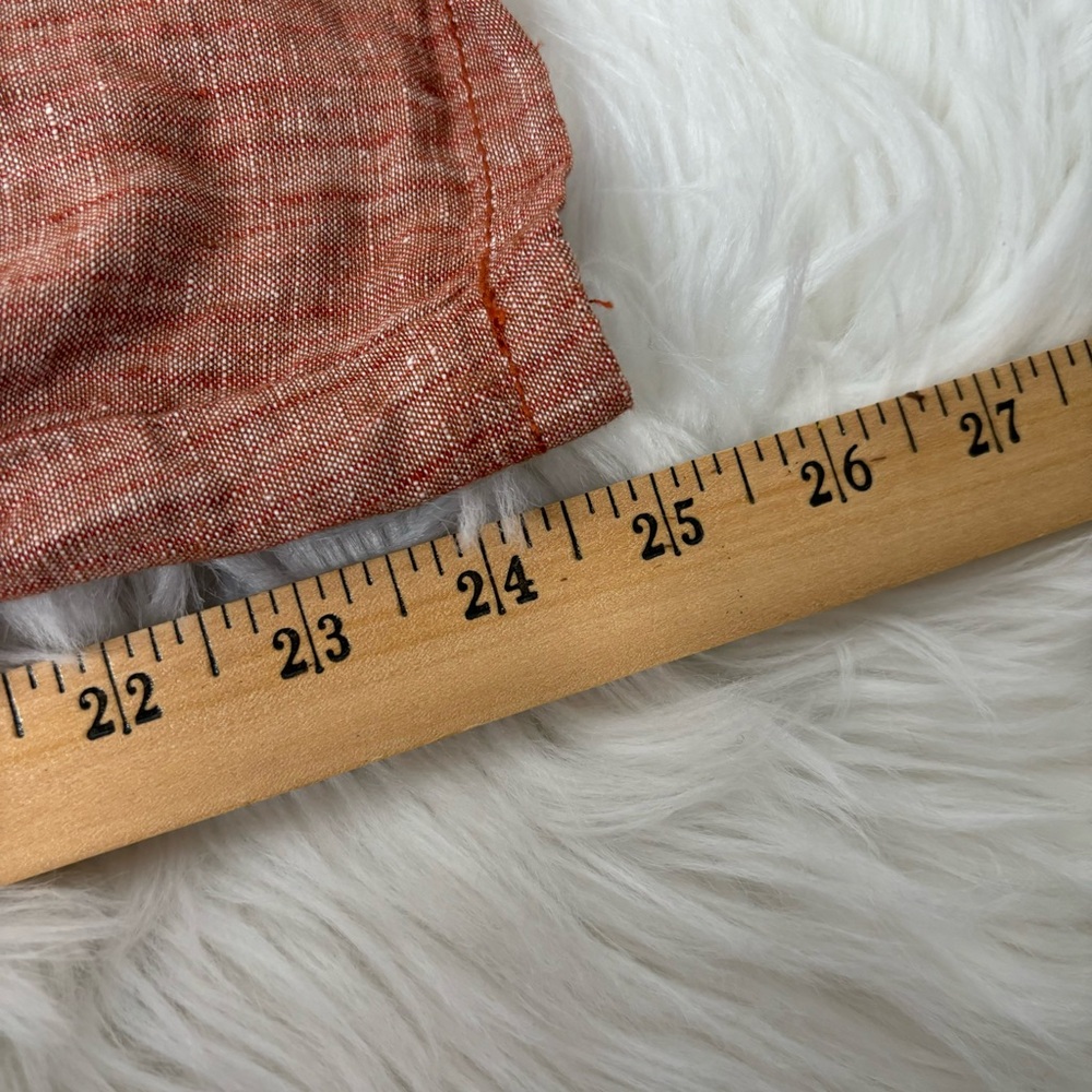 Anthropologie Hei Hei Linen pants burnt orange size XS - Picture 16 of 16